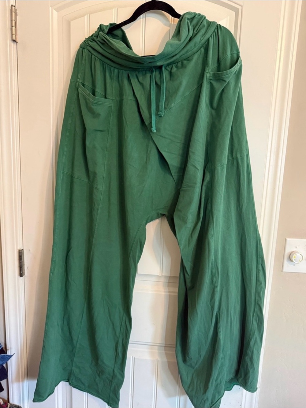 FP MOVEMENT FREE PEOPLE wide leg cross over drop crotch pants XL